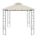vidaXL Paviljong 4x3x2,7 m kremhvit 160 g/m²