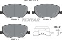 TEXTAR 2216503 Bremseklosser