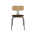Umage Curious spisestol eik/svart metall Teddy Brown