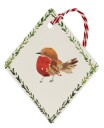 Gavemerkelapper Winter Weave Robin 6 stk
