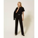 Twinset Dame Bukser Svart L