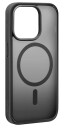 Puro iPhone 15 Pro Puro Gradient Deksel - MagSafe Kompatibel - Gjenomsiktig / Svart