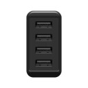 Goobay 30W 4-port USB-lader - Svart