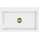 Lavabo Mera 80 kjøkkenvask 80x51 cm, blank hvit