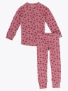 Gullkorn Idde Print Ullsett Rosa 122