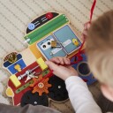 Barbo Toys Låsebrett Lokomotiv