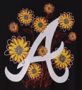 New Era T skjorte   Floral   Svart   New Era   Medium   T skjorte