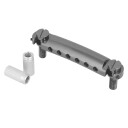Tonepros T1z Bc - Metric Tailpiece Locking Stop Bar - Svart Chrome