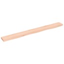 vidaXL Vegghylle 100x10x2 cm ubehandlet heltre eik