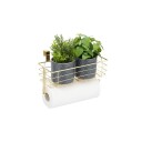Hengende kurv med holder for tørkepapir