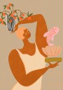 Fish And Oranges Poster Plakat / 70x100cm