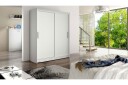 Leila Garderobe 150 cm Skyvedører - Hvit