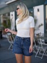 Ichi Aveny Shorts Denim 34