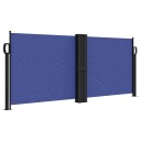  Uttrekkbar sidemarkise 100x600 cm blå 4004581
