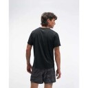 Hoka EveryRun Short Sleeve Herre Blk/Black L