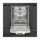 Smeg 50"s Style Underbygd Oppvaskmaskin Beigefarge med Hygieneprogram
