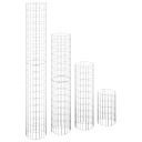 vidaXL Sirkulær gabion høybed 4 stk Ø30x50/100/150/200 cm