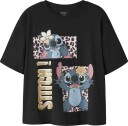 Name It Nkfjyna Stitch Ss Nreg Top Box Noos Wdi   Black   158 164