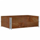  Pallekarmer 2 stk brun 120x80 cm heltre furu
