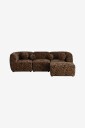 Ellos Home   Sofa Tiger 3 seters   Brun