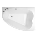 Westerbergs Boblebad Norden 160L Duo Superior Soft Venstre Akryl Hvit