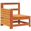  Hagesofa med armlene og sidebord voksbrun heltre furu 844880