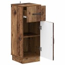 vidaXL Baderom Oppbevaringsskap HOORN Gammelt tre 30 x 31 x 77 cm