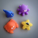 Rätt Start Bathtoys, Sea Animals, 4-Pack - Multi/patterned - ONE SIZE