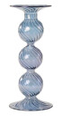 Moonlight Copenhagen - Swirl lysestake 22 cm blå