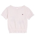 Tommy Hilfiger Sett   T skjorte/Bloomers   Ruffle Gingham   Whit   Tommy Hilfiger   68   Shorts   Rosa   62