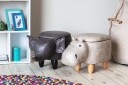 Hippo Puff 32 cm   Grå