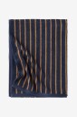 Ellos Home   Badehåndkle Saga Line 70x140cm   Blå