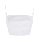 Staud Dame Topper Hvit L,