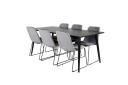 Venture Home Spisegruppe Larrinzar 180 cm + 6 stk Allepuz Spisestoler  