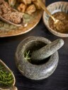 Bloomingville Arazo Mortar & Pestle Green Marble   Green   