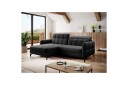 Seksjon Eltap Lorelle 225x160x105 cm   Sawana 14 Svart Venstre