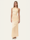 BYIC Andrea Satin Dress Gul XL