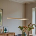 Argon LED-hengelampe Broll kremhvit