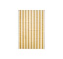 Stripes teppe off white/gul
