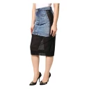 Dolce & Gabbana Dame Skjørt Blå S,