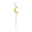 Jane Kønig Half Moon Øredobbe Single 18 kt. Gullforgylt sølv HMEP-XJK24-1-G-Left - Dame - 925 sterling silver