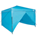 vidaXL Pop-up markise telt Blå 300 x 300 cm stoff
