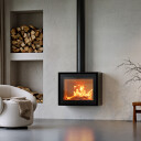 M-Design Venus Mbox 730 Svart Vegghengt Vedovn