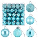 vidaXL Juleballsett 100 stk. Turkis 4 cm Polystyren