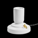 Unison RETRO Bordlampe Porselen Hvit E27