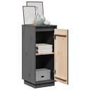 vidaXL Skjenker 2 stk grå 31,5x34x75 cm heltre furu