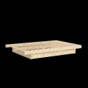 Kanso Sengeramme Med 2 Skuffer 120x200 Raw