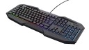 Trust GXT 830-RW Avonn Gaming Keyboard - Tastatur - Nordisk - Svart