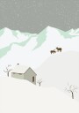 Winter view Poster Plakat / 40x50cm