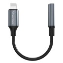 Wozinsky Lydadapter Lightning 3,5 Mm Svart